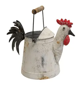 CWI Gifts Metal Rooster Watering Can