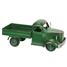 Zeckos Green Rustic Metal Decorative Vintage Pickup Truck Planter
