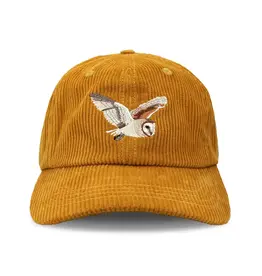 Bird Collective Barn Owl Corduroy Hat - Amber