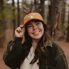 Bird Collective Barn Owl Corduroy Hat - Amber