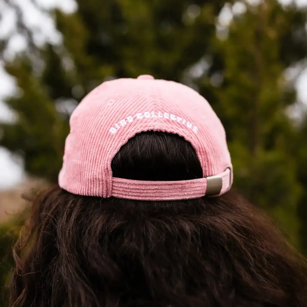 Bird Collective Chickadee Corduroy Hat - Pink