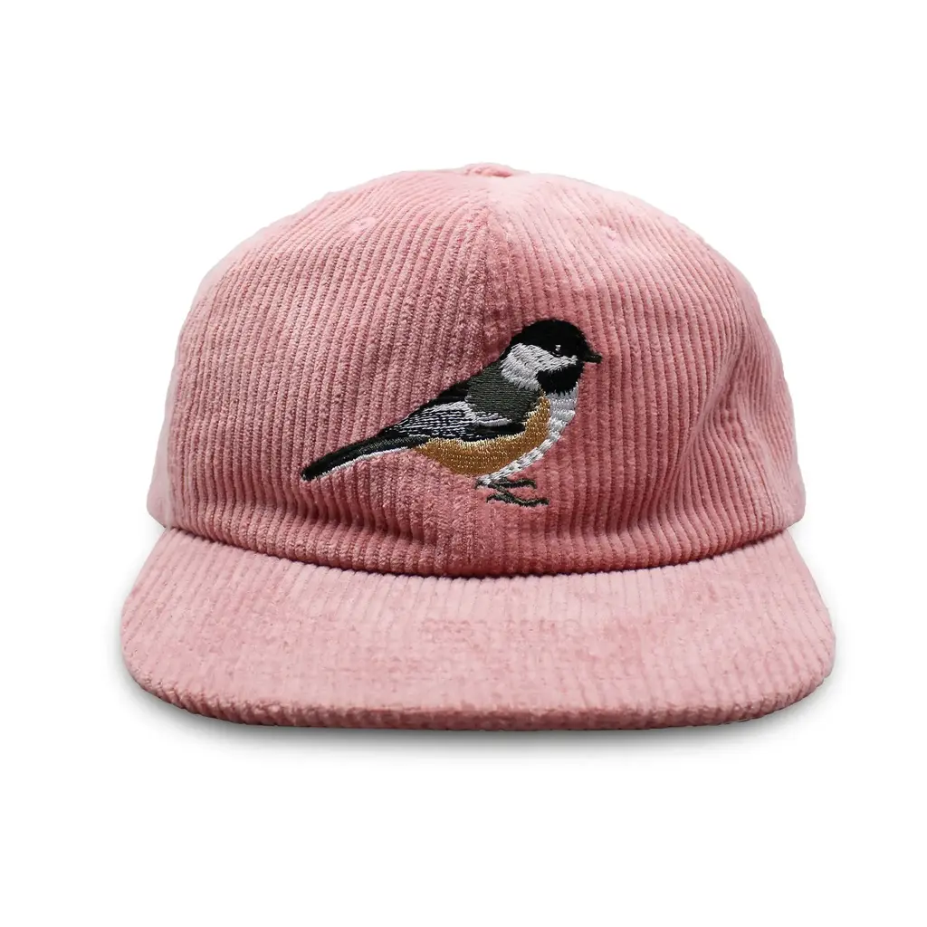 Bird Collective Chickadee Corduroy Hat - Pink