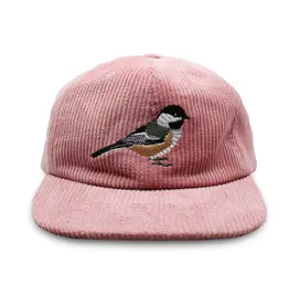 Bird Collective Chickadee Corduroy Hat - Pink