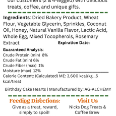 Nick's Dog Treats Spring Sprinkle Treats