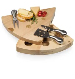 Picnic Time Family of Brands Swiss Cheese Cutting Board & Tool Set