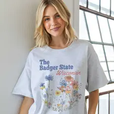 BLUME & CO (Faire) The Badger State Wisconsin Graphic Top -