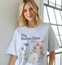 BLUME & CO (Faire) The Badger State Wisconsin Graphic Top -