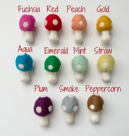 Wool Jamboree Felt Mushroom Toy (Assorted)