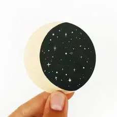 Union Made Moon and Stars Vinyl Sticker