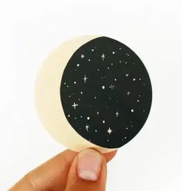 Union Made Moon and Stars Vinyl Sticker
