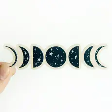 Union Made Phases of the Moon - Vinyl Sticker