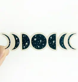 Union Made Phases of the Moon - Vinyl Sticker