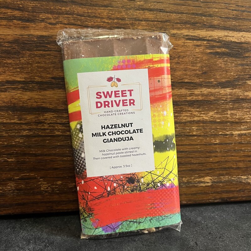 Sweet Driver Chocolates Sweet Driver - Hazelnut Gianduja Bar