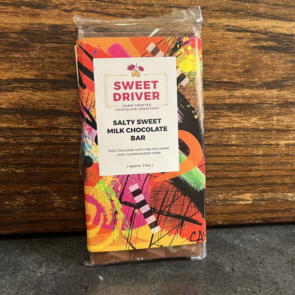Sweet Driver Chocolates Salty & Sweet Dark Chocolate Bar