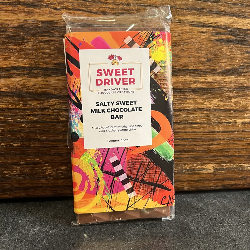 Sweet Driver Chocolates Salty & Sweet Dark Chocolate Bar