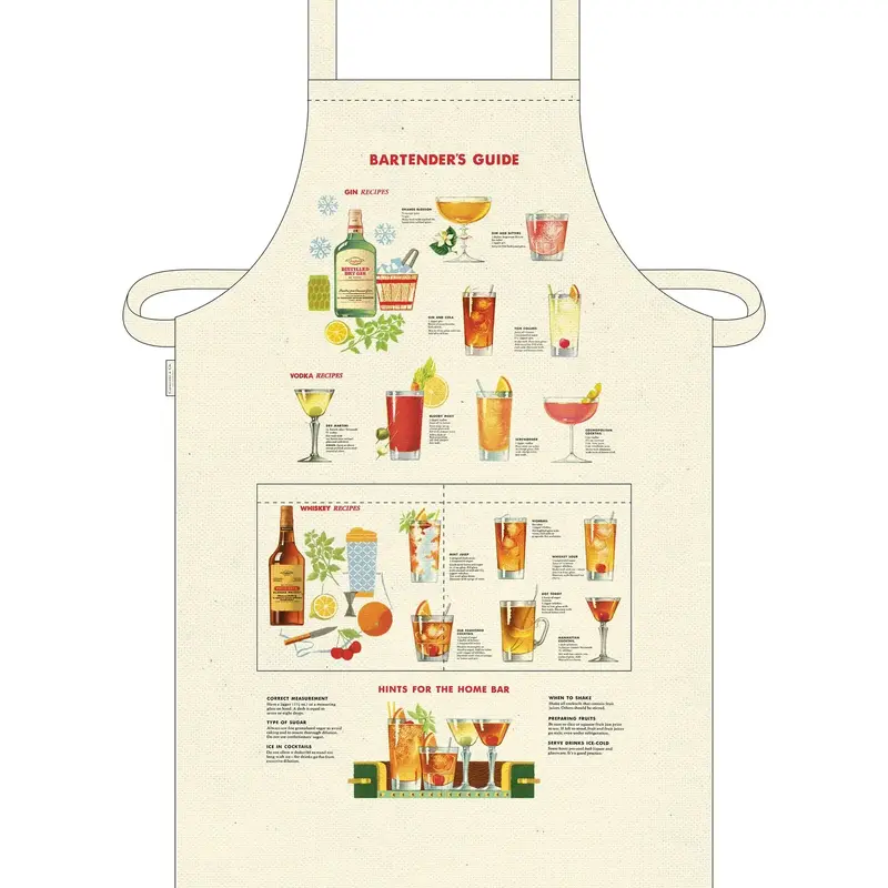 Bartender's Guide Apron