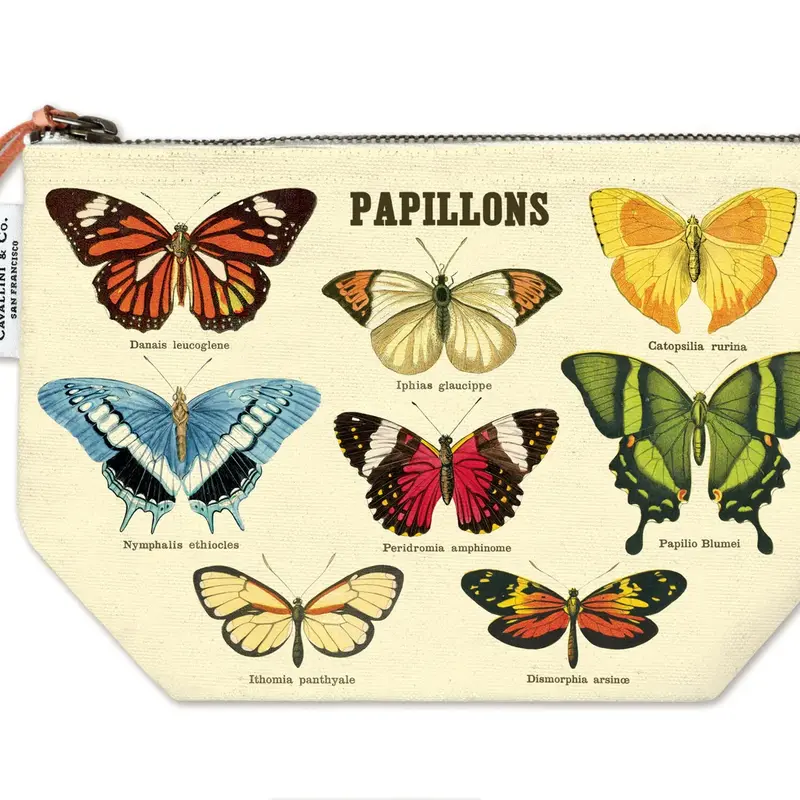 Papillons (Butterflies) Pouch