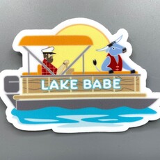 Cindy Lindgren Sticker - Lake Babe