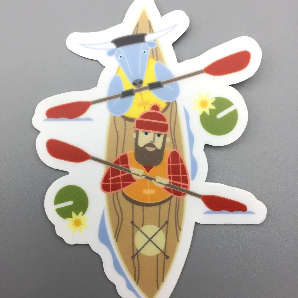 Cindy Lindgren Sticker - Bunyan Kayak