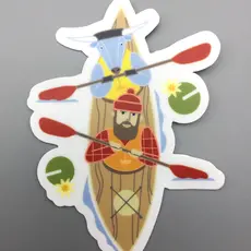Cindy Lindgren Sticker - Bunyan Kayak