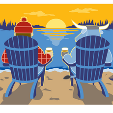 Cindy Lindgren Card - Bunyan Sunset