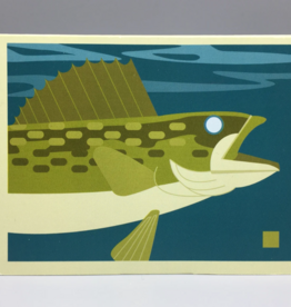 Cindy Lindgren Card - Walleye