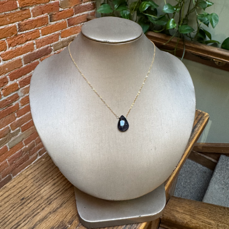 Helen Wang Jewelry Necklace - AAA+ Grade Water Sapphire 14K Gold Filled
