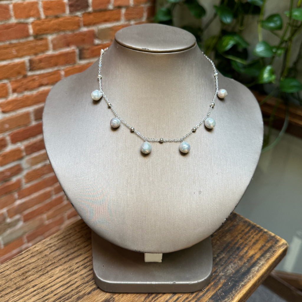 Helen Wang Jewelry Necklace - Sterling Silver with Pearls