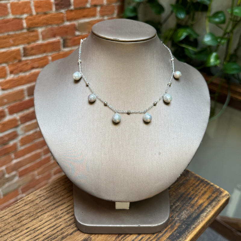 Helen Wang Jewelry Necklace - Sterling Silver with Pearls