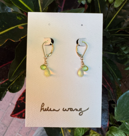 Helen Wang Jewelry Earrings - 14k Gold Filled leverbacks AAA+ Grade Ethiopian Opal and Peridot