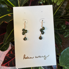Helen Wang Jewelry Earrings - 14K Gold Filled AAA+ Grade Emerald Diopside Briolettes