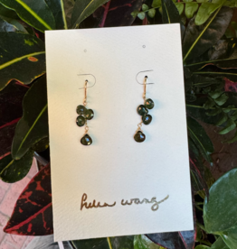 Helen Wang Jewelry Earrings - 14K Gold Filled AAA+ Grade Emerald Diopside Briolettes