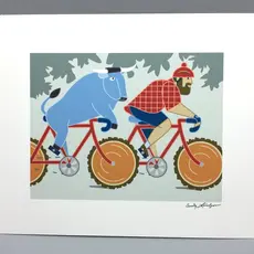 Cindy Lindgren Bunyan Bike Print (8 x 10)