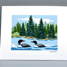 Cindy Lindgren Loon Lake Print (8 x 10)