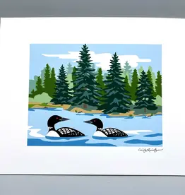 Cindy Lindgren Loon Lake Print (11 x 14)