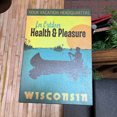 Volume One Outdoor Health & Pleasure Wooden Sign - 11x16