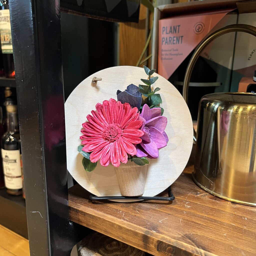 Makery Maven Co Wood Flower Vase (Assorted)