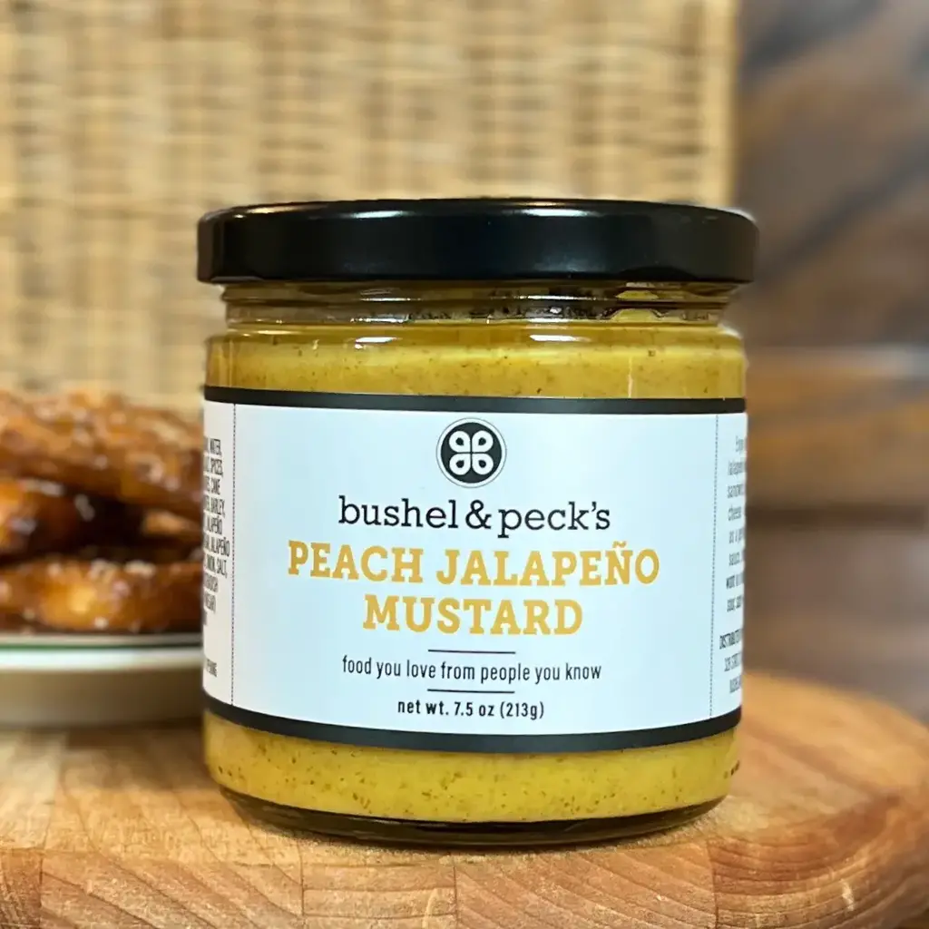 Bushel & Peck's Peach Jalapeno Mustard