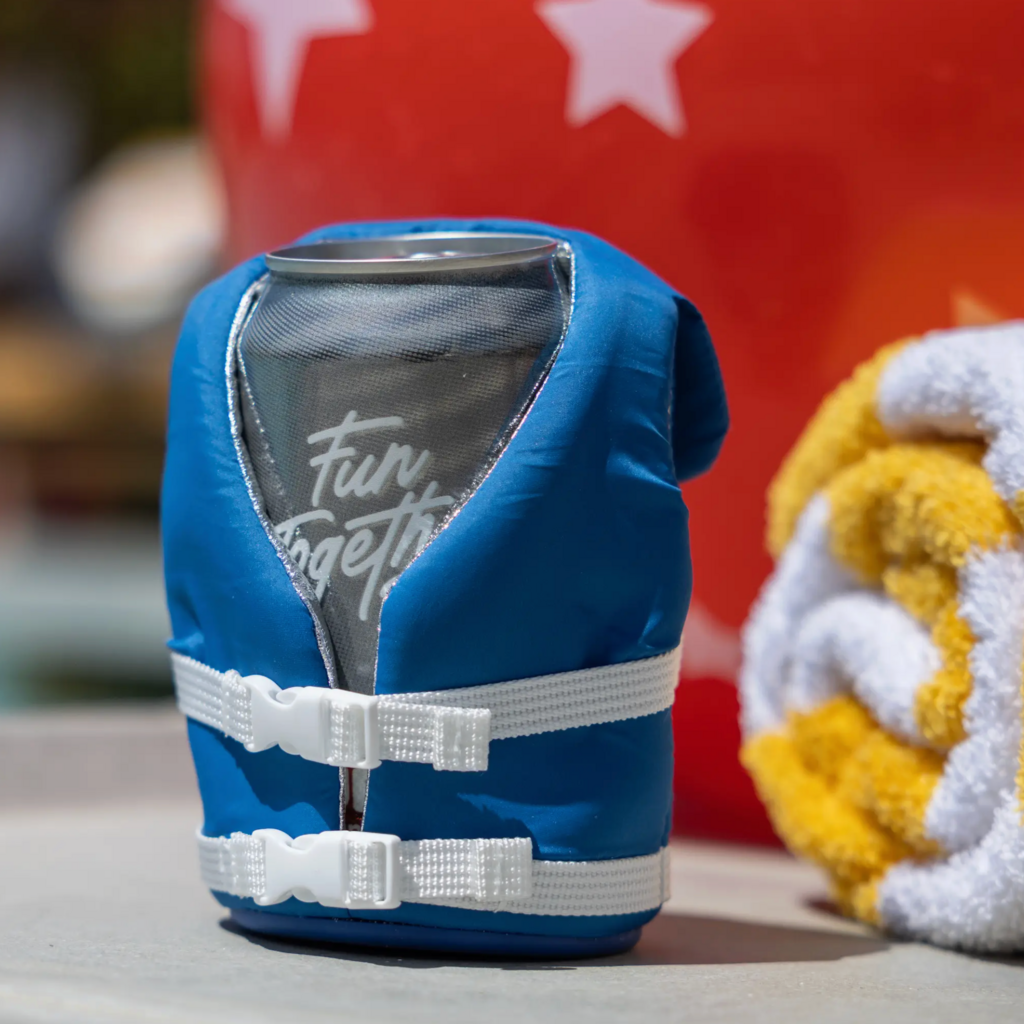 Puffin Drinkware Beverage Koozie - The Buoy - Varsity Blue