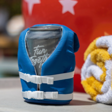 Puffin Drinkware Beverage Koozie - The Buoy - Varsity Blue