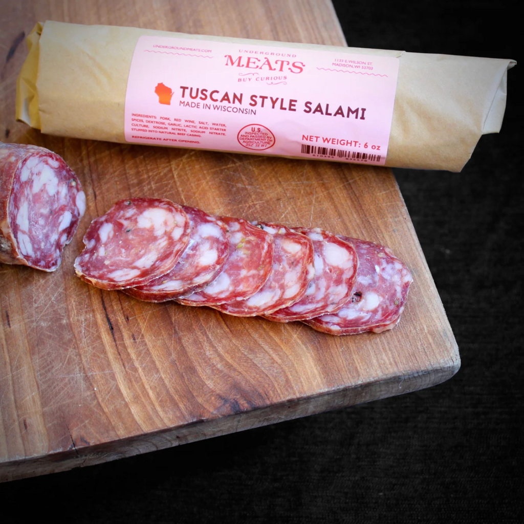 Underground Meats Salami - Tuscan (6oz)