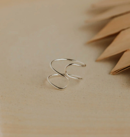 Hello Adorn Jewelry Hello Adorn - Drift Ring - Sterling Silver (Size 7)