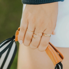 Hello Adorn Jewelry Hello Adorn - Drift Ring - Sterling Silver (Size 7)