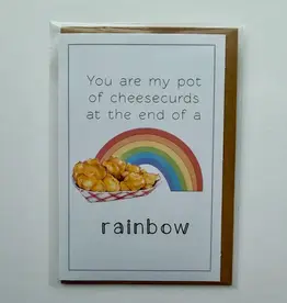 Stienwehe Emily Cheese Curds Rainbow - Greeting Card