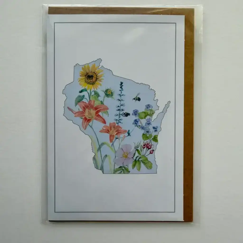 Stienwehe Emily Wisconsin Flowers - Greeting Card