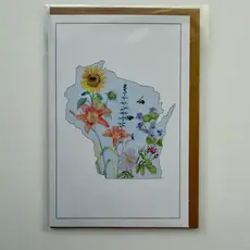 Stienwehe Emily Wisconsin Flowers - Greeting Card