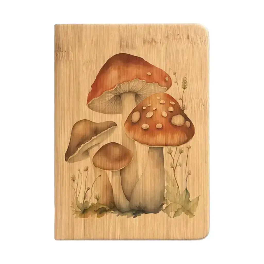 Kendrick Home Four Mushrooms Journal  5 x 7 x .5