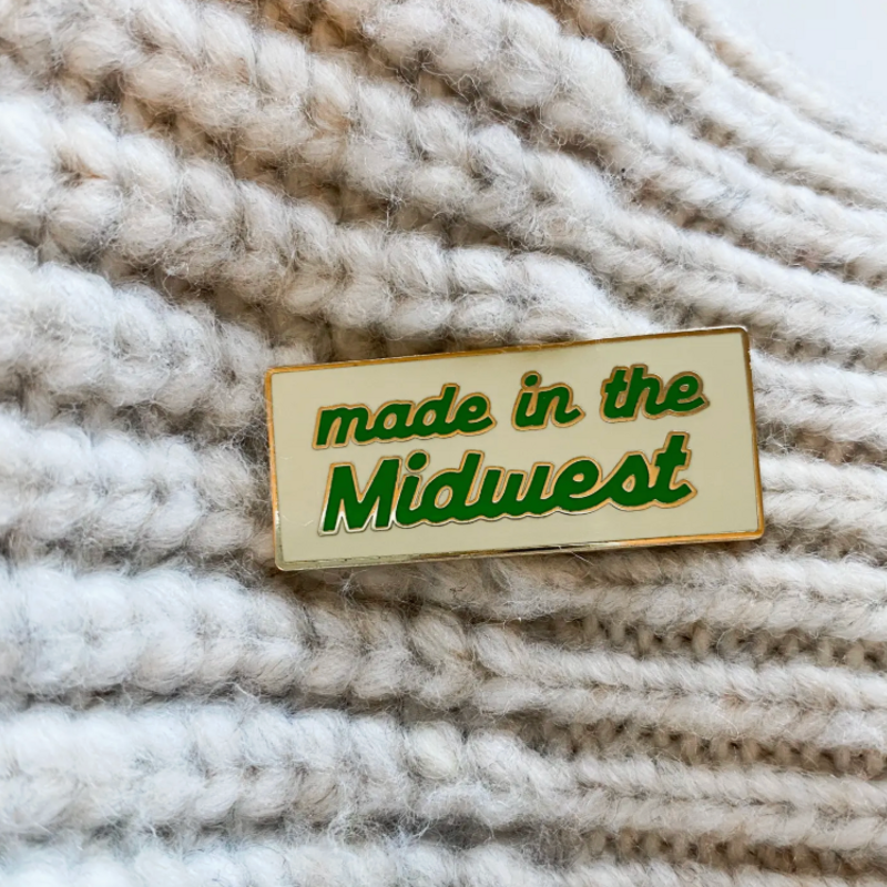 Bottlebrush Graphics Enamel Pin - Made in the Midwest