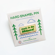 Bottlebrush Graphics Enamel Pin - Made in the Midwest