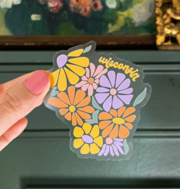Bottlebrush Graphics Sticker - Floral Clear WI